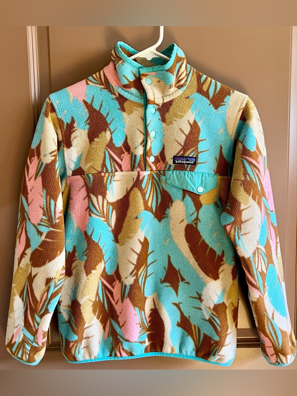 Patagonia Synchilla Snap-T Feather Dance Fleece Pullover S